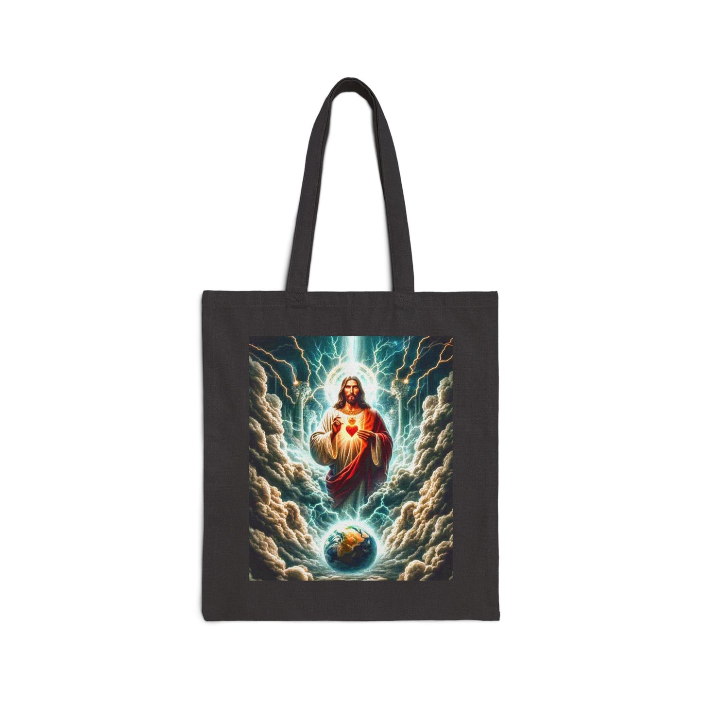 Divine Love Cotton Canvas Tote Bag