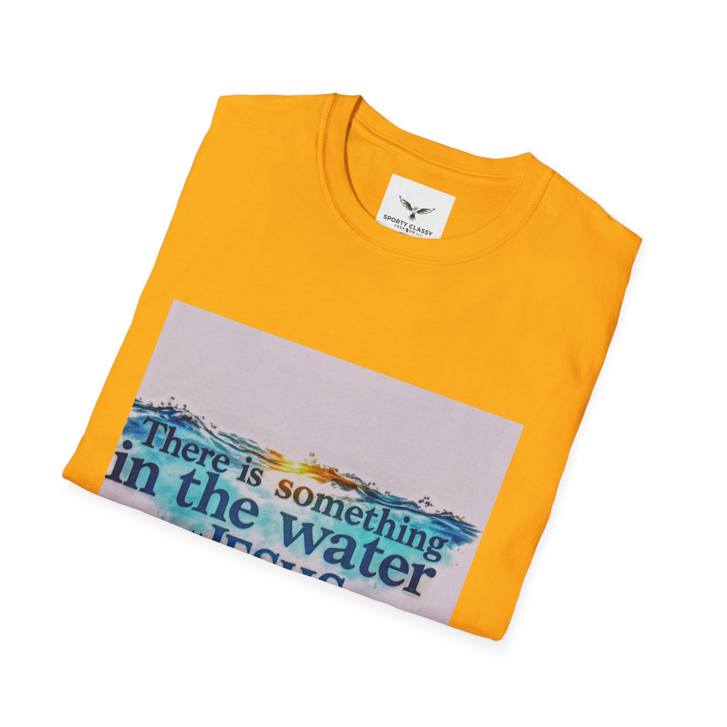 Jesus Water Graphic T-Shirt — "There Is Something in the Water" Christian Faith Tee
