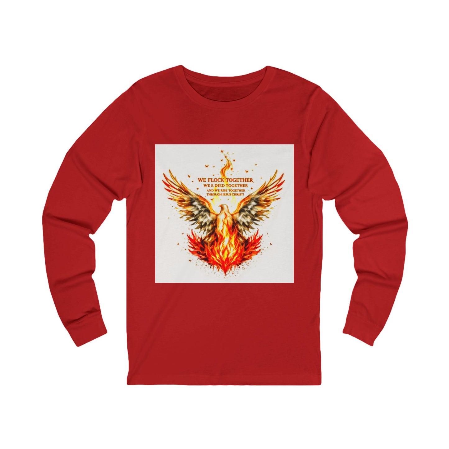 Long Sleeve Tee - Connect Through Jesus Christ Statement Shirt
