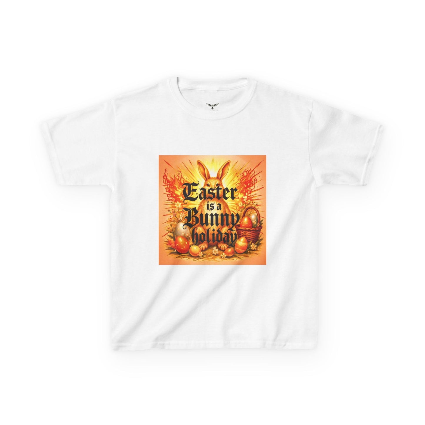 Easter is a Bunny Holiday Kids T-Shirt | Vintage Easter Eggs Bunny Design