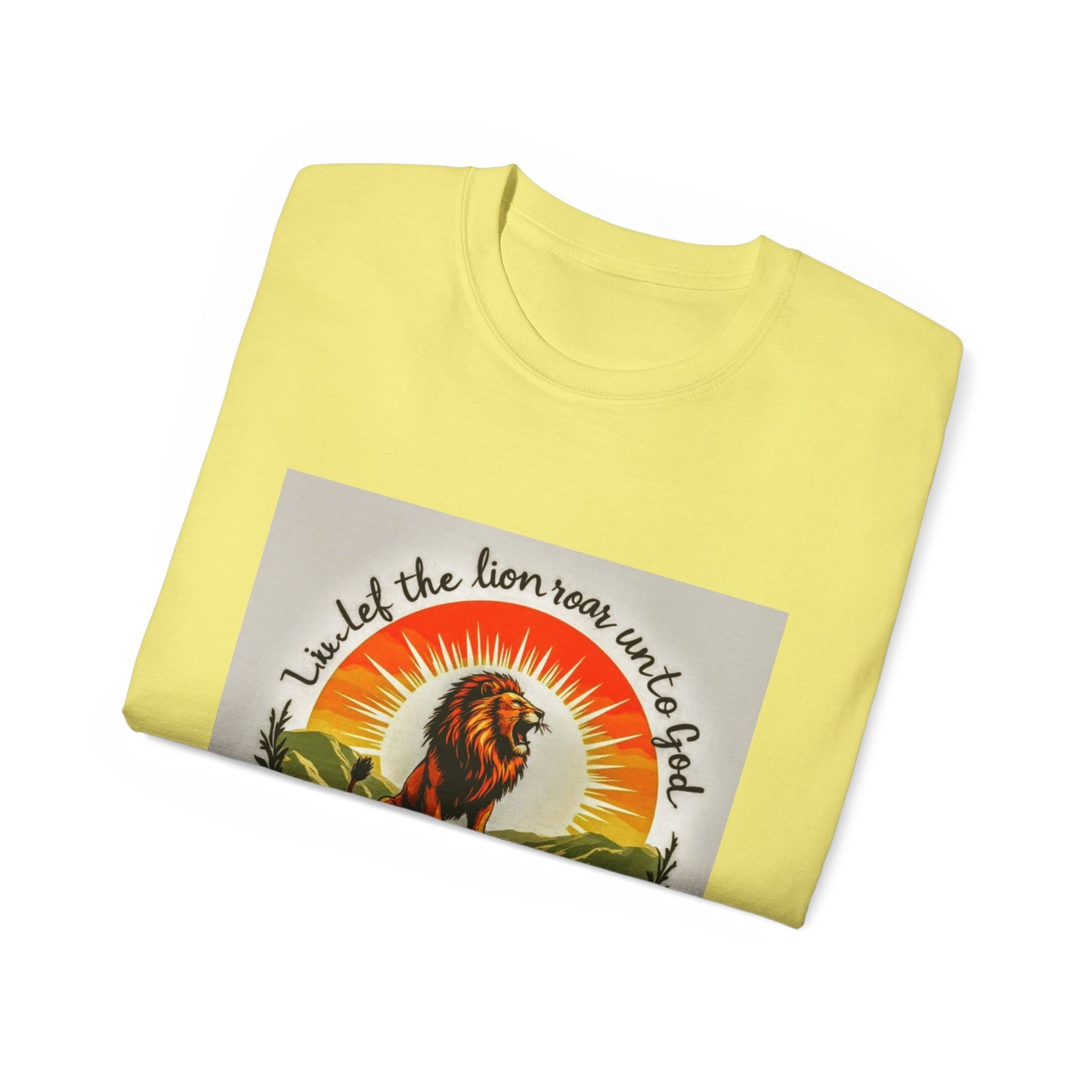 Inspired Lion Graphic Tee, Unisex Cotton Shirt, Boho Style, Nature Lover Gift, Spiritual Apparel, Casual Wear