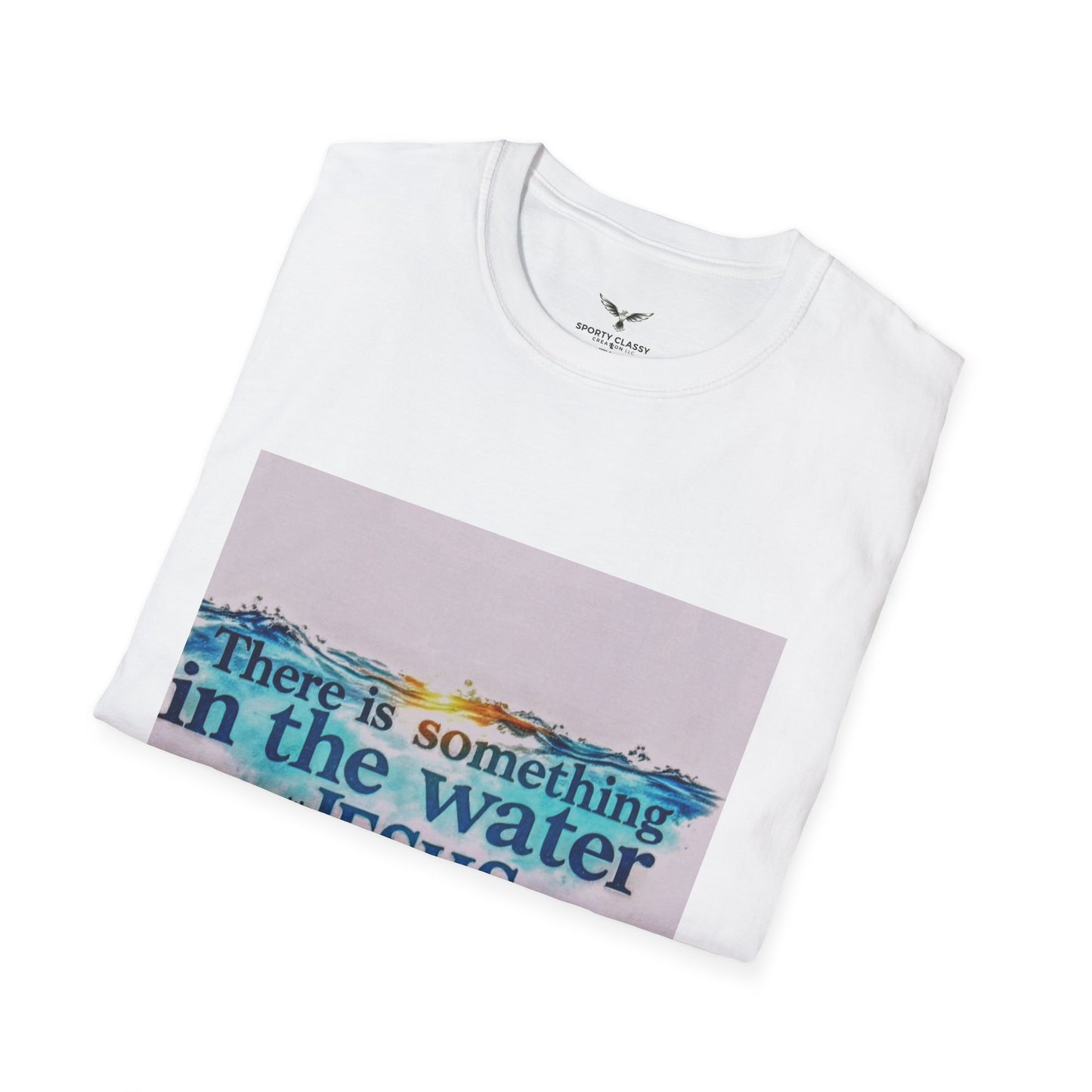 Jesus Water Graphic T-Shirt — "There Is Something in the Water" Christian Faith Tee