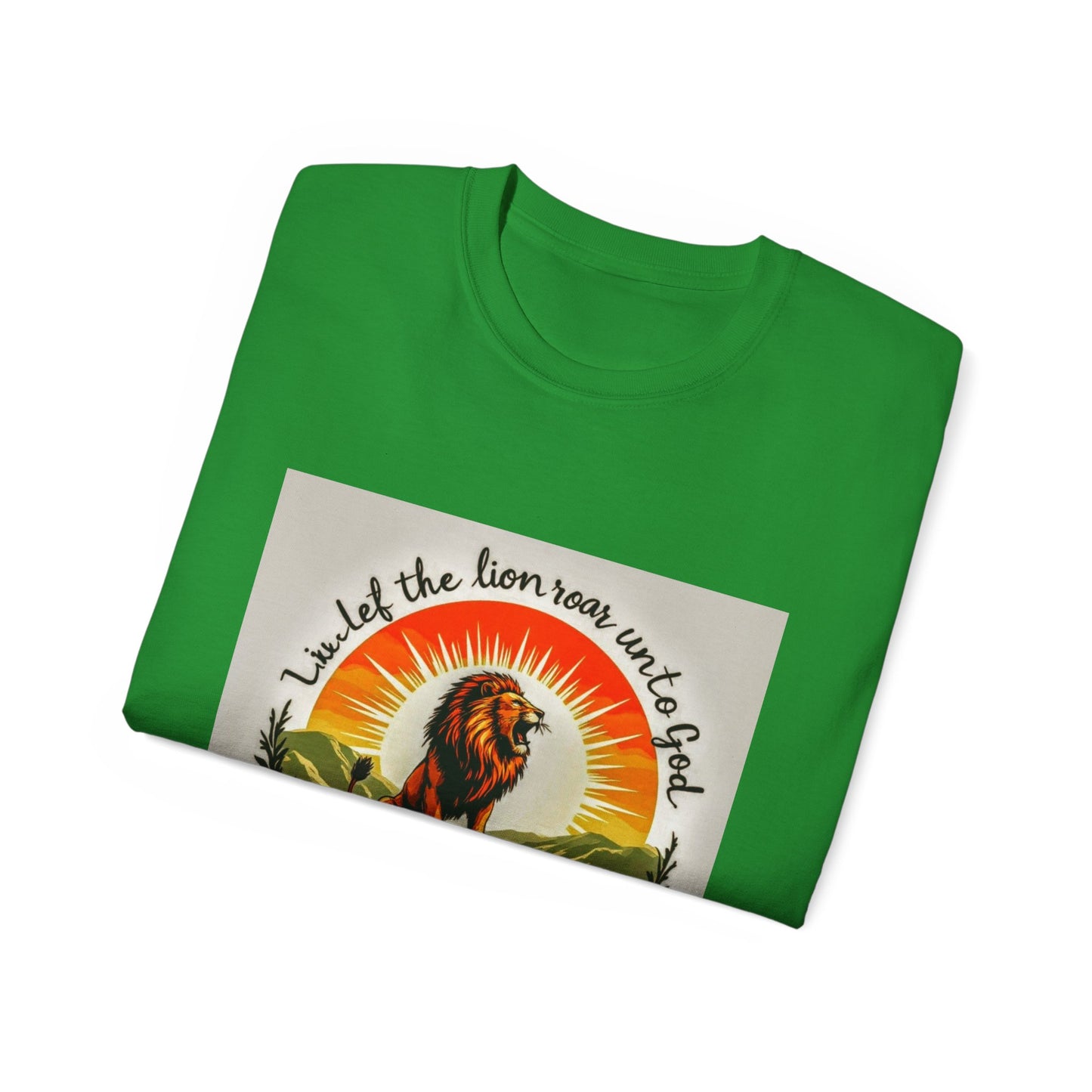 Inspired Lion Graphic Tee, Unisex Cotton Shirt, Boho Style, Nature Lover Gift, Spiritual Apparel, Casual Wear