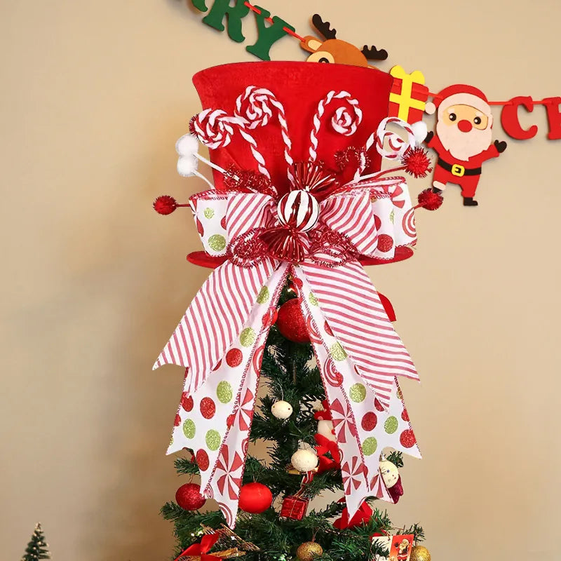 Red Christmas Centerpiece Decoration – Festive Holiday Table Accent