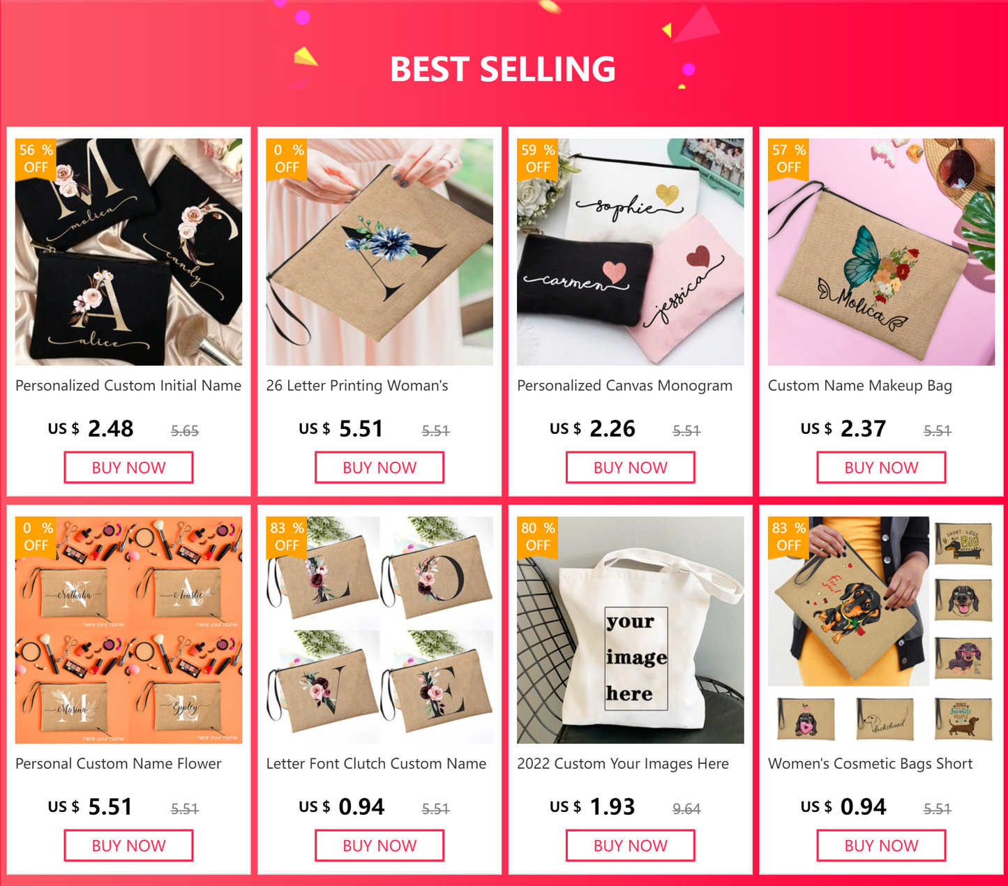 Women Cosmetic Bag teacher Gifts Thank You Mistress Print Makeup Bags Bachelorette Party Neceser Zipper Toiletry Organizer