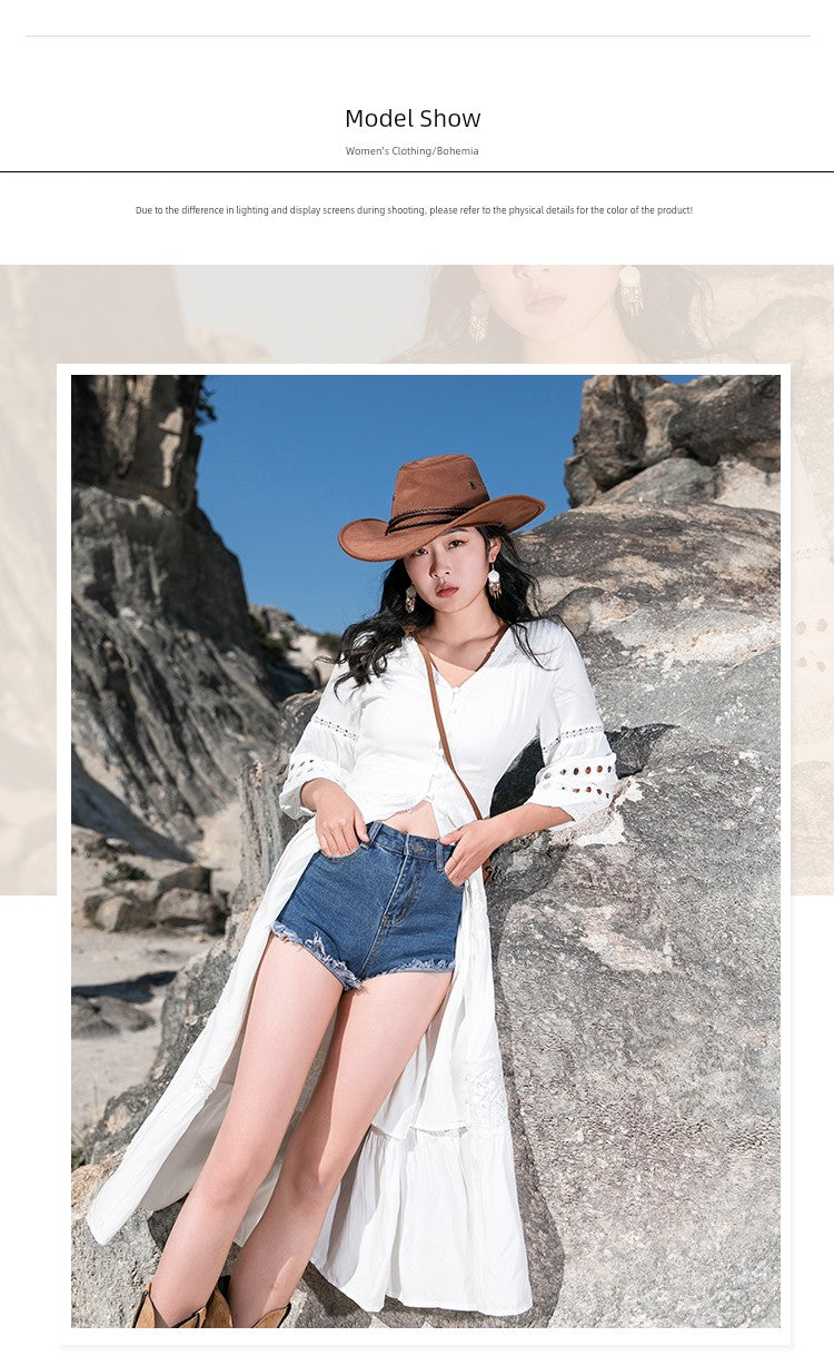 White Elegant Thai-Inspired Slim Dress – Retro Beach Resort Style