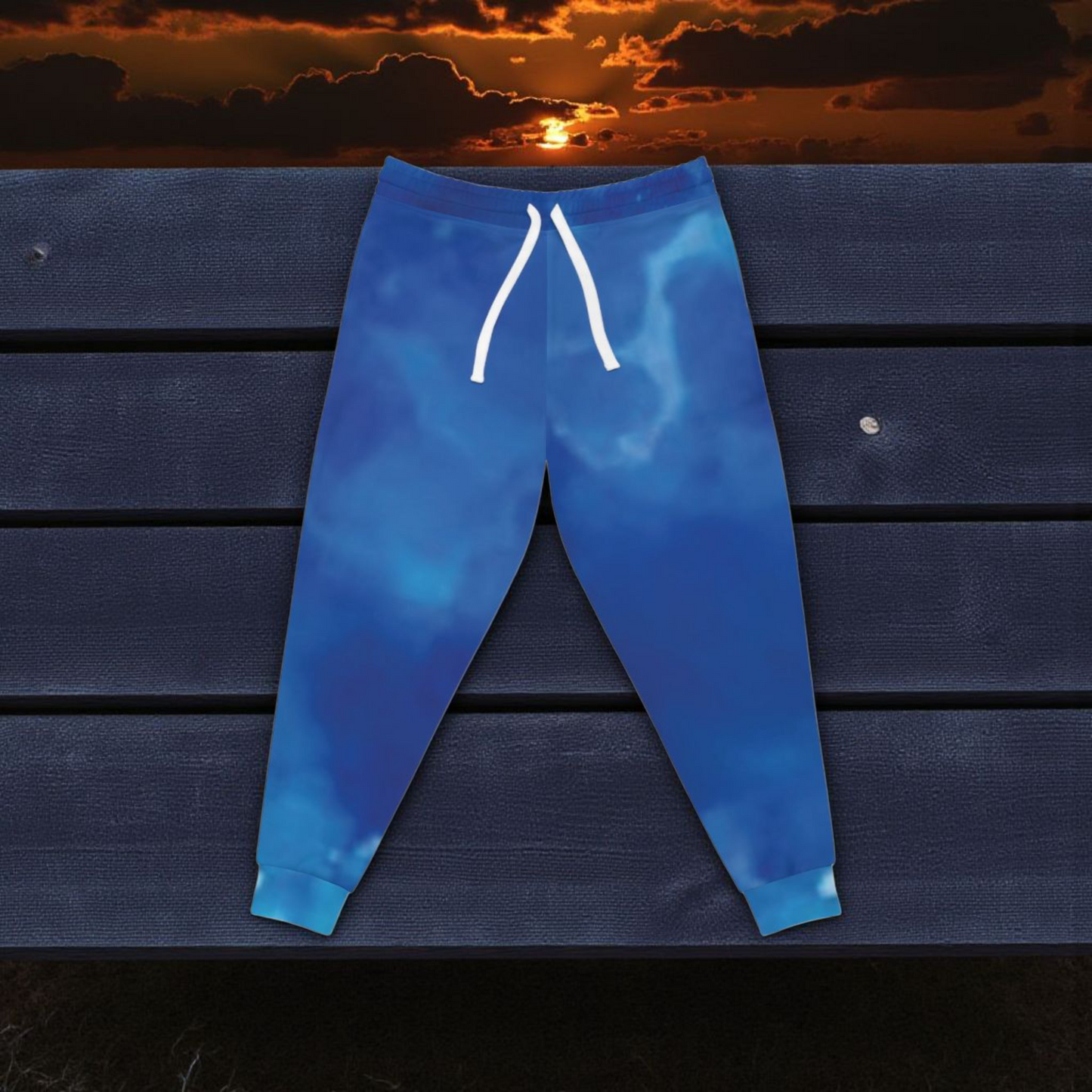 Blue Cloud Athletic Joggers for Comfort and Style