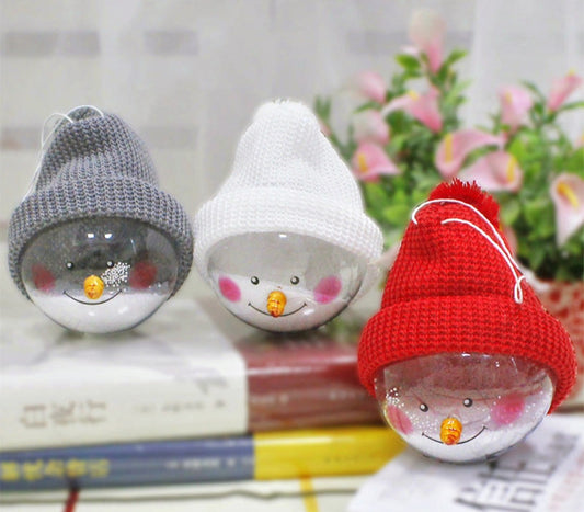 Christmas Snowman Ornament Set - Festive Holiday Decorations for Tree & Home