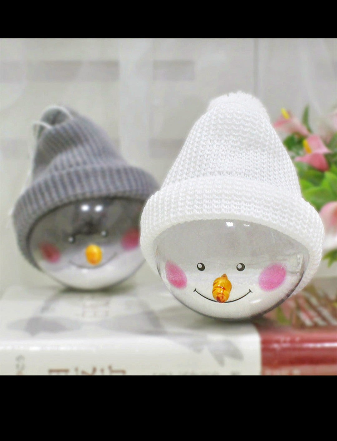 Christmas Snowman Ornament Set - Festive Holiday Decorations for Tree & Home