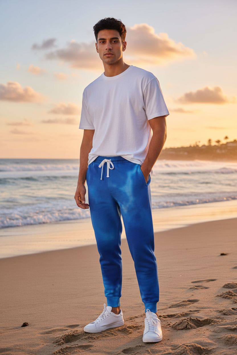 Blue Cloud Athletic Joggers for Comfort and Style