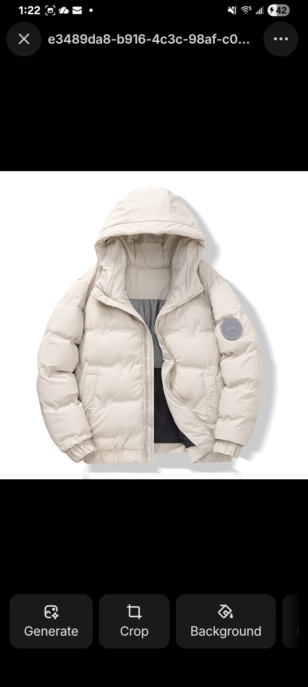 Simple Fashion Short Winter Clothing Coat Men