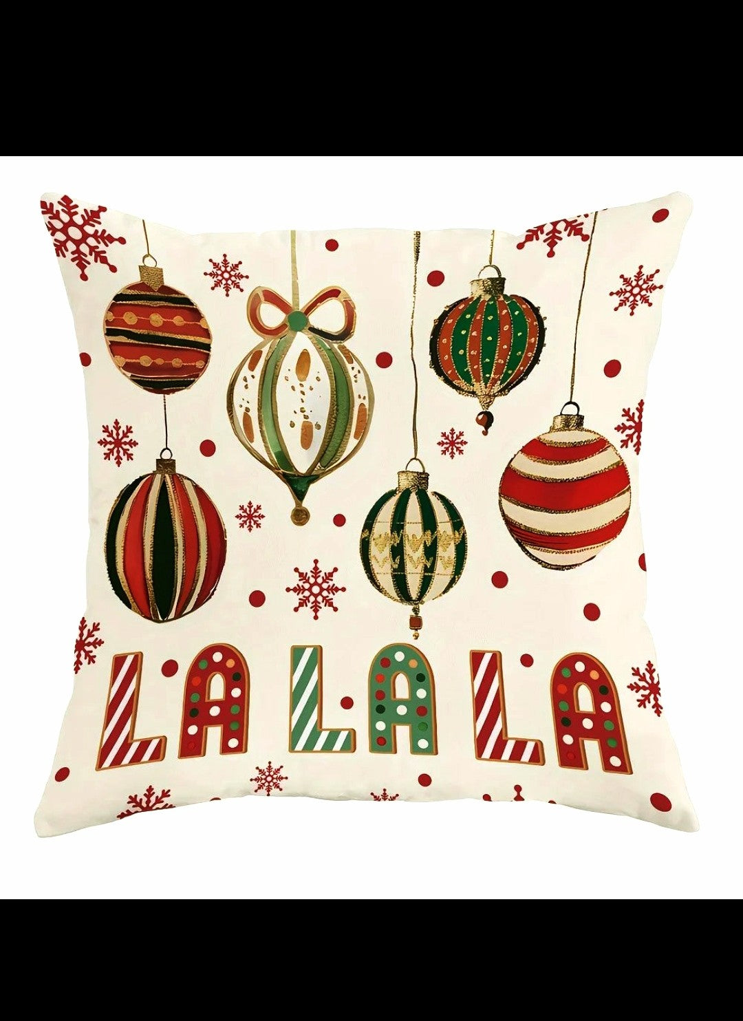Christmas Magic: Festive Nutcracker, Gingerbread, and Ornament-Printed Pillowcases sofas, bedroom pillow covers, holiday gifts