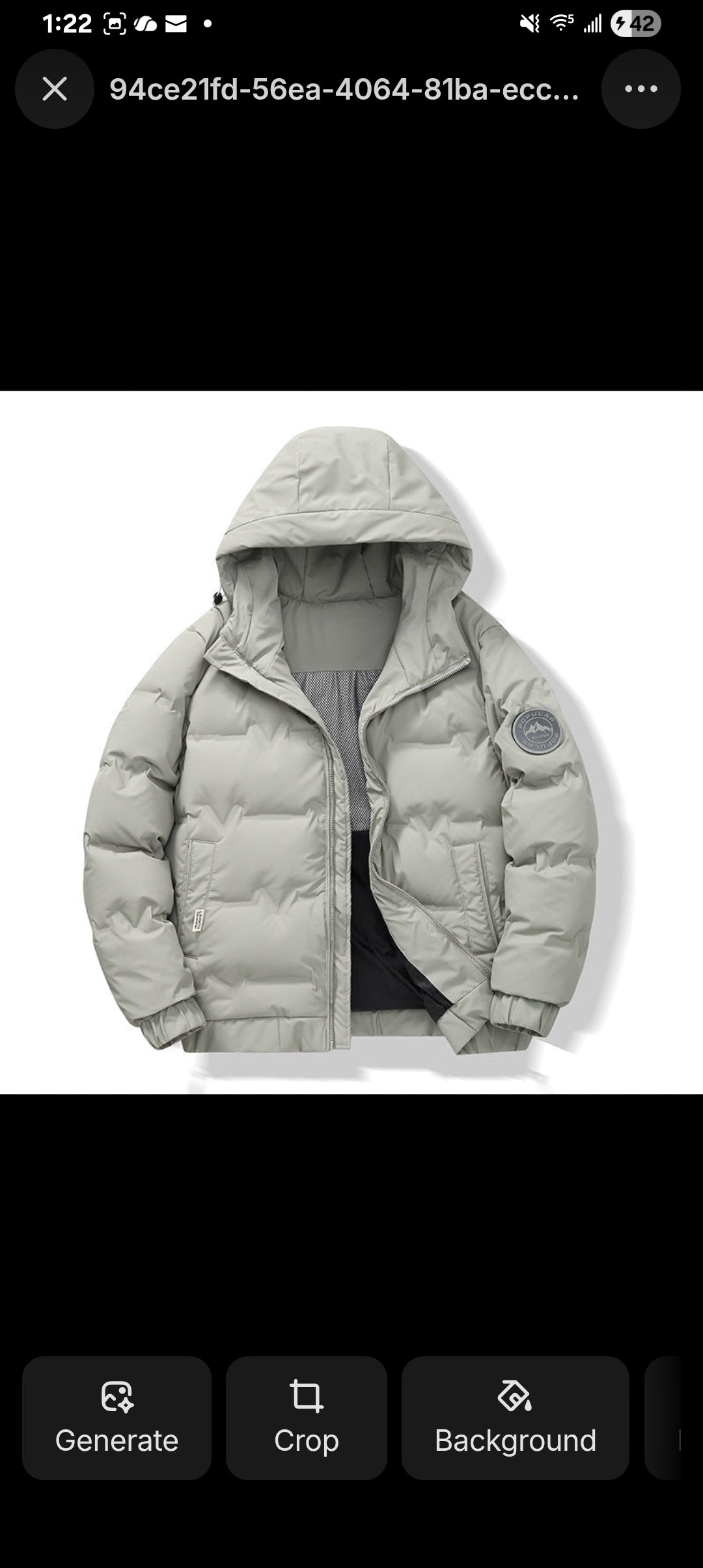 Simple Fashion Short Winter Clothing Coat Men